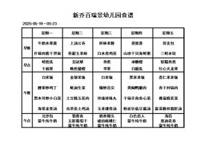 2025.05.19-2025.05.23食谱