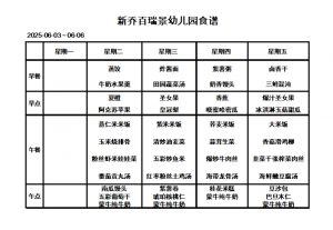 2025.06.03-2025.06.06食谱