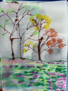 大三班吴明一：宣纸画